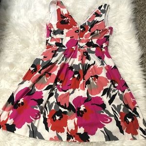 A-Line Floral Print dress with Pockets